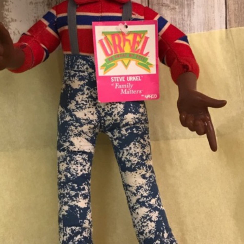 1991 Steve Urkel doll NWT - Picture 3 of 7